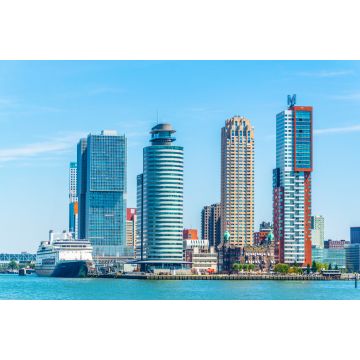 Lais Puzzle - Holland america line und andere Wolkenkratzer in Rotterdam, Niederlande - 2.000 Teile