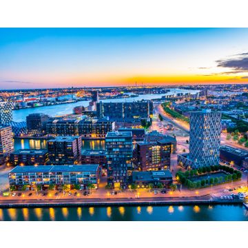 Lais Puzzle - Nächtliche Luftaufnahme des Hafens von Rotterdam, Niederlande - 40, 100, 200, 500, 1.000 & 2.000 Teile