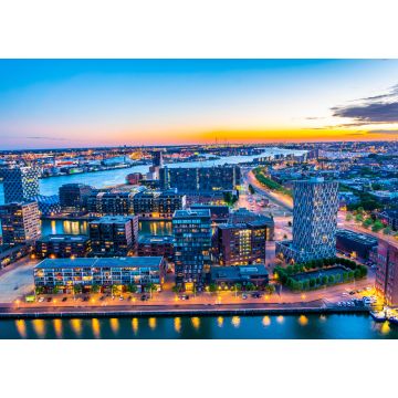 Lais Puzzle - Nächtliche Luftaufnahme des Hafens von Rotterdam, Niederlande - 1.000 Teile