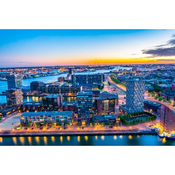 Lais Puzzle - Nächtliche Luftaufnahme des Hafens von Rotterdam, Niederlande - 2.000 Teile