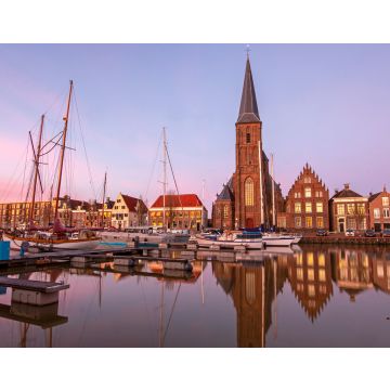 Lais Puzzle - Blick auf die St. Michaels Kirche in der Stadt Harlingen in Friesland, Niederlande bei Sonnenuntergang - 40, 100, 200, 500, 1.000 & 2.000 Teile