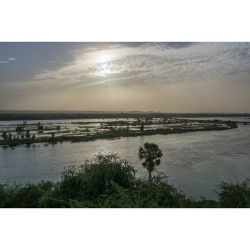 Lais Puzzle - Sonnenuntergang über dem Fluss Niger, Niamey, Hauptstadt von Niger - 2.000 Teile