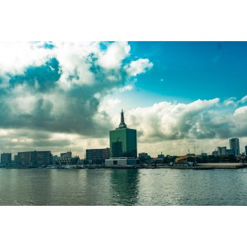 Lais Puzzle - Blick auf die Lagos-Lagune, Victoria Island in Lagos, Nigeria - 2.000 Teile
