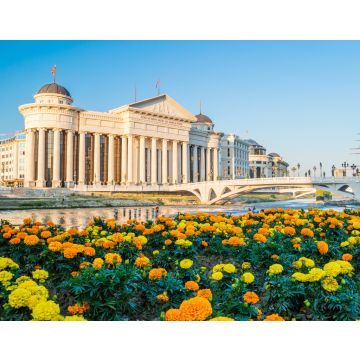 Lais Puzzle - Archäologisches Museum von Mazedonien und Brücke der Zivilisationen im Zentrum von Skopje - 40, 100, 200, 500, 1.000 & 2.000 Teile