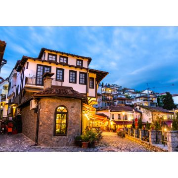Lais Puzzle - Traditionelle Häuser in Ohrid, Nordmazedonien - 1.000 Teile