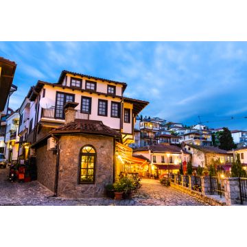 Lais Puzzle - Traditionelle Häuser in Ohrid, Nordmazedonien - 2.000 Teile