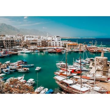 Lais Puzzle - Blick auf den Hafen von den Burgmauern aus. Kyrenia, Nordzypern - 1.000 Teile