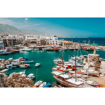 Lais Puzzle - Blick auf den Hafen von den Burgmauern aus. Kyrenia, Nordzypern - 2.000 Teile