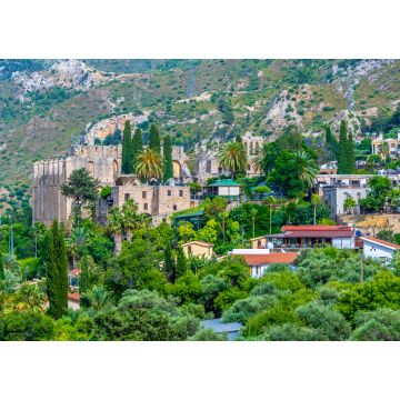 Lais Puzzle - Blick auf das Dorf Bellapais in der Stadt Girne in Nordzypern - 1.000 Teile