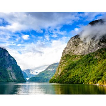 Lais Puzzle - Blick von der Fähre auf den schmalsten Fjord Norwegens - 40, 100, 200, 500, 1.000 & 2.000 Teile
