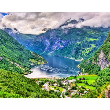 Lais Puzzle - Blick auf den Geirangerfjord, UNESCO-Kulturerbe in Norwegen - 40, 100, 200, 500, 1.000 & 2.000 Teile