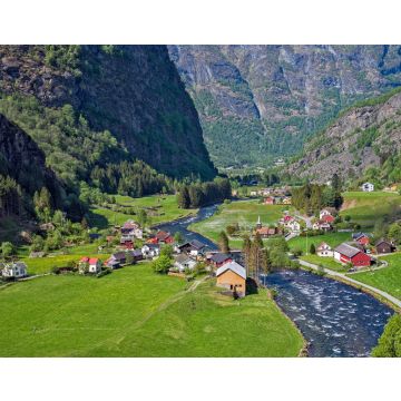 Lais Puzzle - Schönes kleines Dorf bei Flam, Norwegen - 40, 100, 200, 500, 1.000 & 2.000 Teile