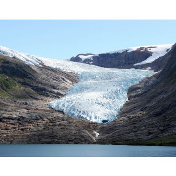 Lais Puzzle - See Svartisvatnet in Helgeland; Nordland; Norwegen, mit Gletscher Svartisen im Hintergrund - 40, 100, 200, 500, 1.000 & 2.000 Teile