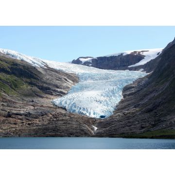Lais Puzzle - See Svartisvatnet in Helgeland; Nordland; Norwegen, mit Gletscher Svartisen im Hintergrund - 1.000 Teile