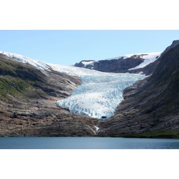 Lais Puzzle - See Svartisvatnet in Helgeland; Nordland; Norwegen, mit Gletscher Svartisen im Hintergrund - 2.000 Teile