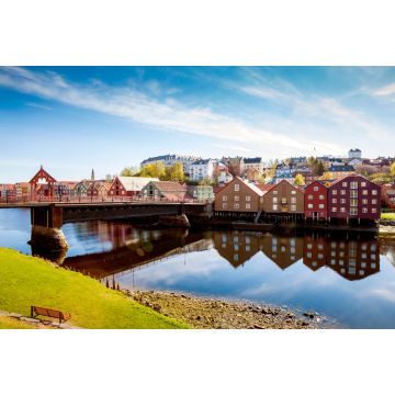 Lais Puzzle - Panorama von Trondheim, Norwegen - 2.000 Teile