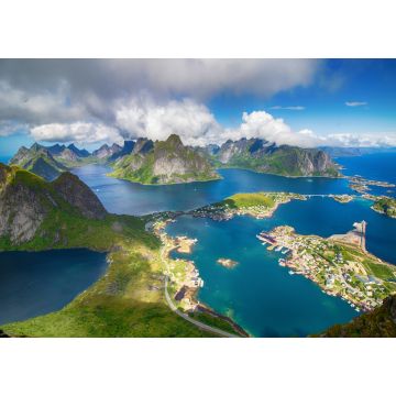Lais Puzzle - Lofoten Panoramalandschaft Blick, Reinebringen - 1.000 Teile
