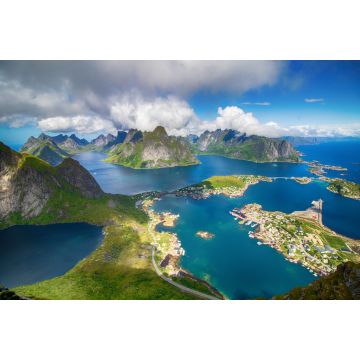 Lais Puzzle - Lofoten Panoramalandschaft Blick, Reinebringen - 2.000 Teile