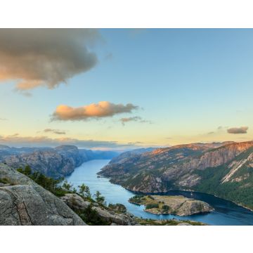 Lais Puzzle - Sonnenuntergang im Lysefjord von Norwegen - 40, 100, 200, 500 & 1.000 Teile
