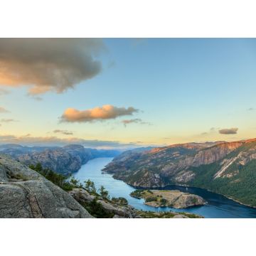 Lais Puzzle - Sonnenuntergang im Lysefjord von Norwegen - 1.000 Teile