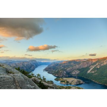 Lais Puzzle - Sonnenuntergang im Lysefjord von Norwegen - 2.000 Teile