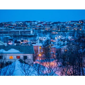 Lais Puzzle - Norwegen Kirkenes Stadtbild Ansicht im Winter - 40, 100, 200, 500, 1.000 & 2.000 Teile
