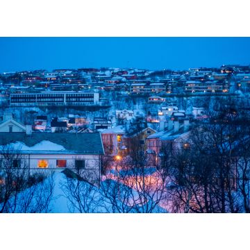 Lais Puzzle - Norwegen Kirkenes Stadtbild Ansicht im Winter - 1.000 Teile