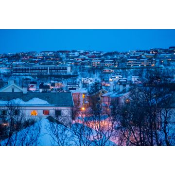 Lais Puzzle - Norwegen Kirkenes Stadtbild Ansicht im Winter - 2.000 Teile