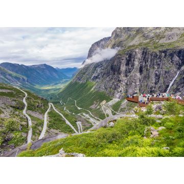 Lais Puzzle - Aussichtspunkt und Pass am Trollstigen entlang der nationalen Panoramastraße Geiranger Trollstigen More og Romsdal in Norwegen - 1.000 Teile