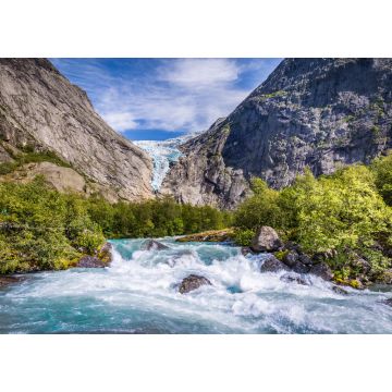 Lais Puzzle - Briksdal-Gletscher in Norwegen bekannter Arm des großen Jostedalsbreen-Gletschers im Oldedalen-Tal in Norwegen - 1.000 Teile