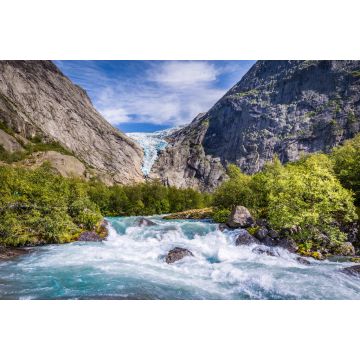 Lais Puzzle - Briksdal-Gletscher in Norwegen bekannter Arm des großen Jostedalsbreen-Gletschers im Oldedalen-Tal in Norwegen - 2.000 Teile