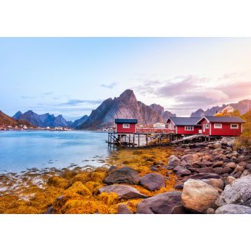 Lais Puzzle - Schöne Aussicht auf den Hafen von Reine auf den Lofoten, Norwegen - 1.000 Teile