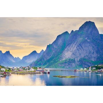 Lais Puzzle - Fjord- und Berglandschaft. Lofoten Inseln, Norwegen - 2.000 Teile