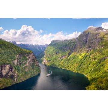 Lais Puzzle - Geiranger Fjord und die berühmten Wasserfälle der Sieben Schwestern, Norwegen - 2.000 Teile