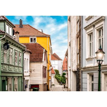 Lais Puzzle - Traditionelle farbige Häuser im Stadtzentrum von Bergen, Norwegen - 1.000 Teile