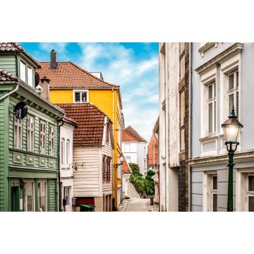 Lais Puzzle - Traditionelle farbige Häuser im Stadtzentrum von Bergen, Norwegen - 2.000 Teile