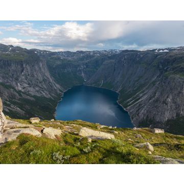 Lais Puzzle - Schöne Berge und See auf dem Weg zur Trolltunga Klippe in Odda, Norwegen, Skandinavien - 40, 100, 200, 500, 1.000 & 2.000 Teile