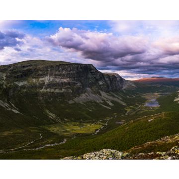 Lais Puzzle - Der Sonnenuntergang in den Bergen, Panoramablick, Norwegen - 40, 100, 200, 500, 1.000 & 2.000 Teile
