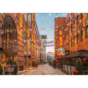 Lais Puzzle - Oslo, Norwegen. Abendlicher Blick auf alte Häuser im Stadtteil Aker Brygge - 1.000 Teile