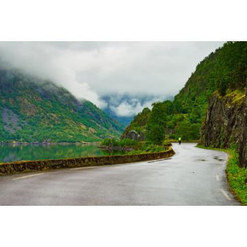 Lais Puzzle - Alte Straße am Fjord Eidfjorden, Norwegen - 2.000 Teile