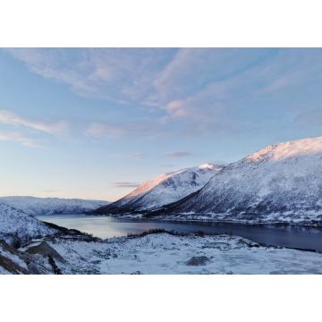 Lais Puzzle - Schöne Aufnahme des Winters in der arktischen Region, Hillesoy, Kvaloya Island, Tromso, Norwegen - 1.000 Teile