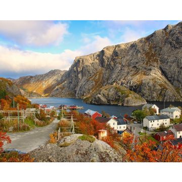 Lais Puzzle - Ein schönes norwegisches Dorf in den Fjorden im Herbst - 40, 100, 200, 500, 1.000 & 2.000 Teile