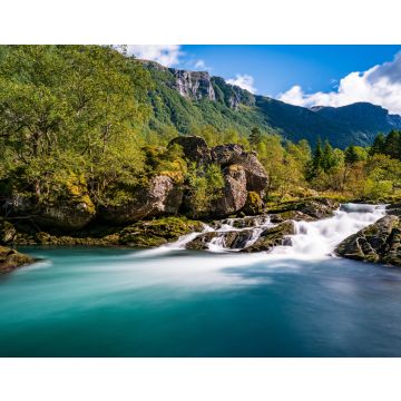 Lais Puzzle - Bach - Ein Gletscherfluss im norwegischen Folgefonna Nasjonalpark - 40, 100, 200, 500, 1.000 & 2.000 Teile