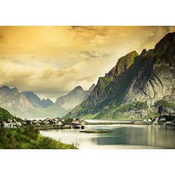 Lais Puzzle - Fjord- und Berglandschaft. Lofoten Inseln Norwegen - 1.000 Teile