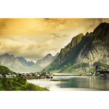 Lais Puzzle - Fjord- und Berglandschaft. Lofoten Inseln Norwegen - 2.000 Teile