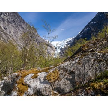 Lais Puzzle - Briksdalsbreen (Briksdalsgletscher), einer der am besten zugänglichen Arme des Jostedalsbreen-Gletschers in der Gemeinde Stryn im Bezirk Vestland in Norwegen - 40, 100, 200, 500, 1.000 & 2.000 Teile