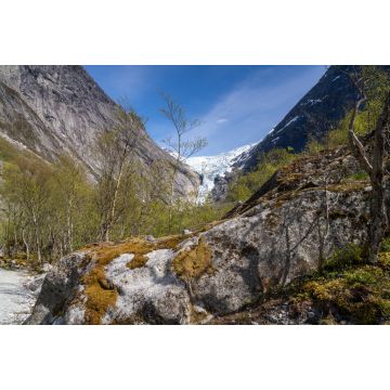 Lais Puzzle - Briksdalsbreen (Briksdalsgletscher), einer der am besten zugänglichen Arme des Jostedalsbreen-Gletschers in der Gemeinde Stryn im Bezirk Vestland in Norwegen - 2.000 Teile