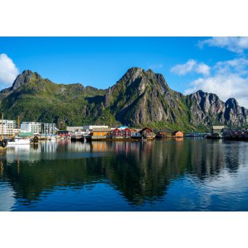 Lais Puzzle - Blick auf den Hafen von Svolvaer, Lofoten Inseln, Norwegen - 1.000 Teile