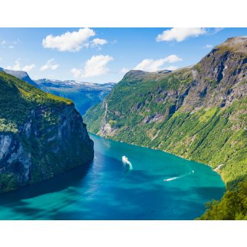 Lais Puzzle - Fjord Geirangerfjord mit Booten, Norwegen - 40, 100, 200, 500, 1.000 & 2.000 Teile