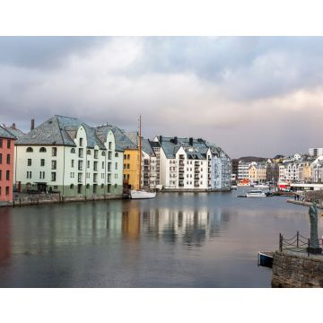 Lais Puzzle - Der Innenhafen von Ålesund von der Hellebrua-Brücke aus, Møre og Romsdal, Norwegen - 40, 100, 200, 500, 1.000 & 2.000 Teile